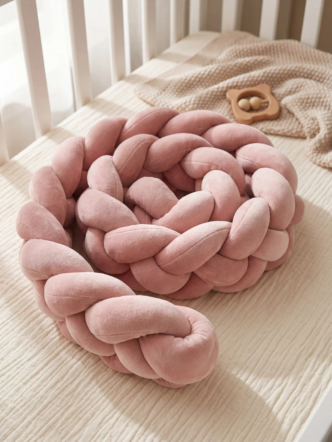 Tresse de lit à 4 brins - couleur unie