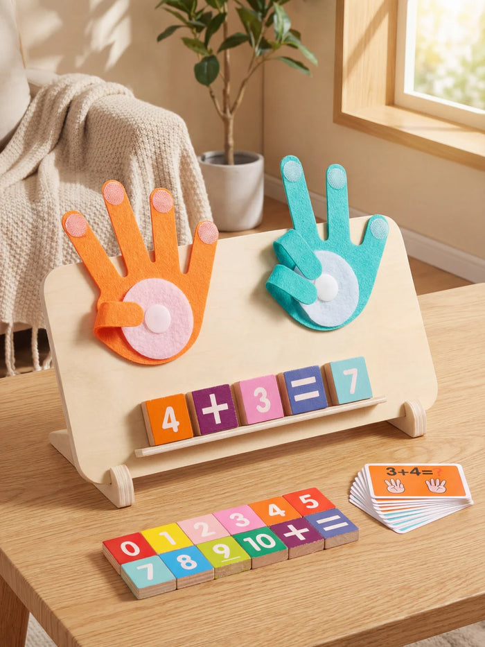 Jouet Éducatif en Bois - Apprentissage des Chiffres