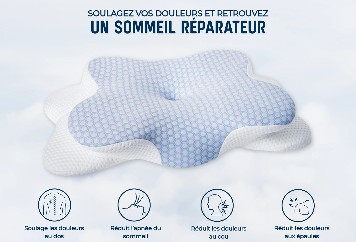 Oreiller ergonomique premium