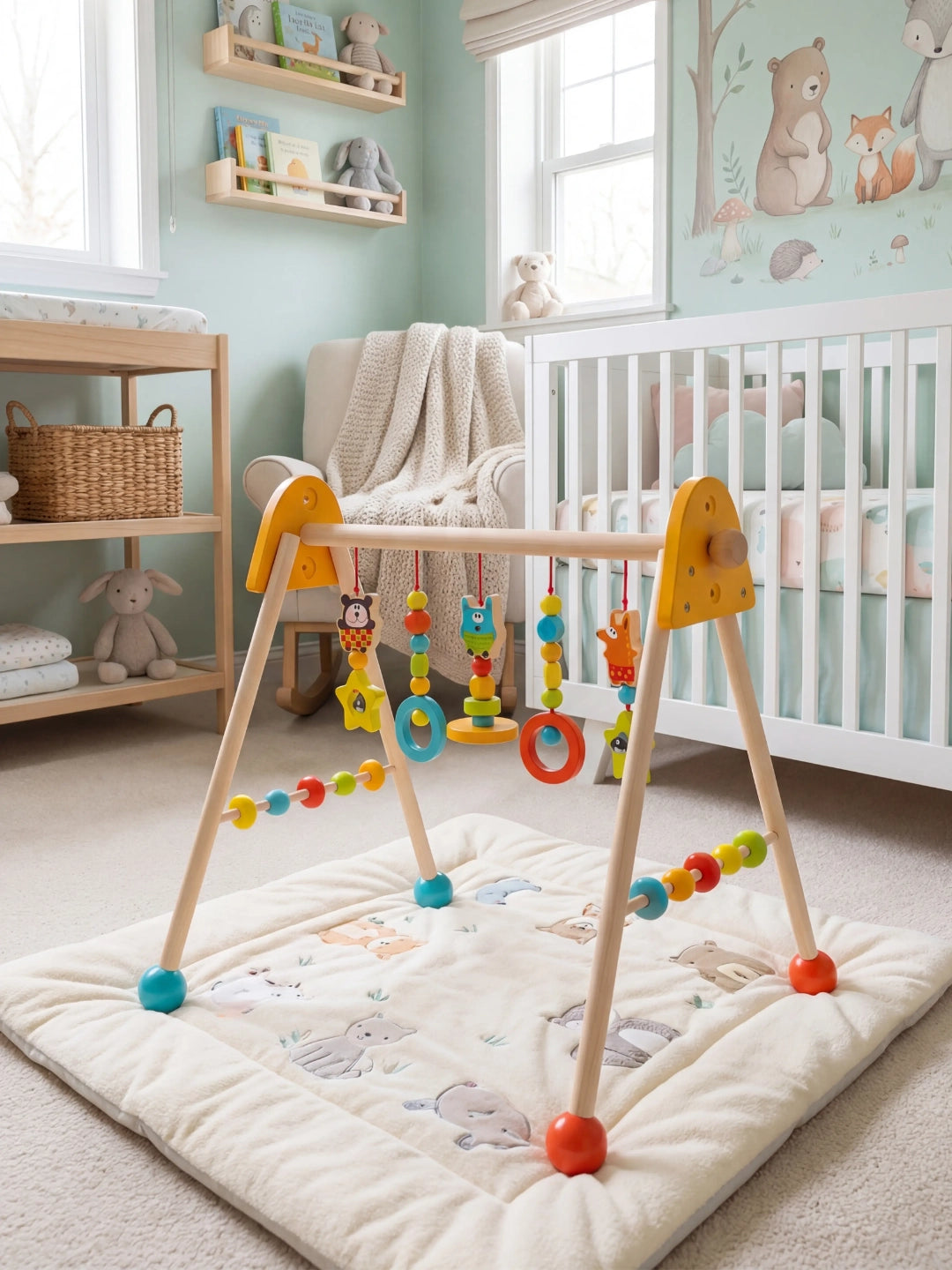 Arche d'éveil en bois - Jouets Colorés