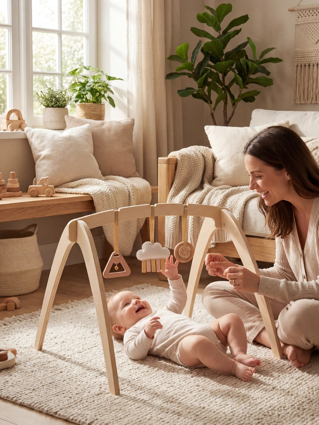 Arche d'éveil en bois - Triple Jouets