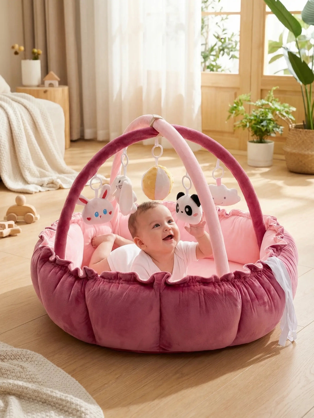 Arche d'éveil avec tapis 2 en 1