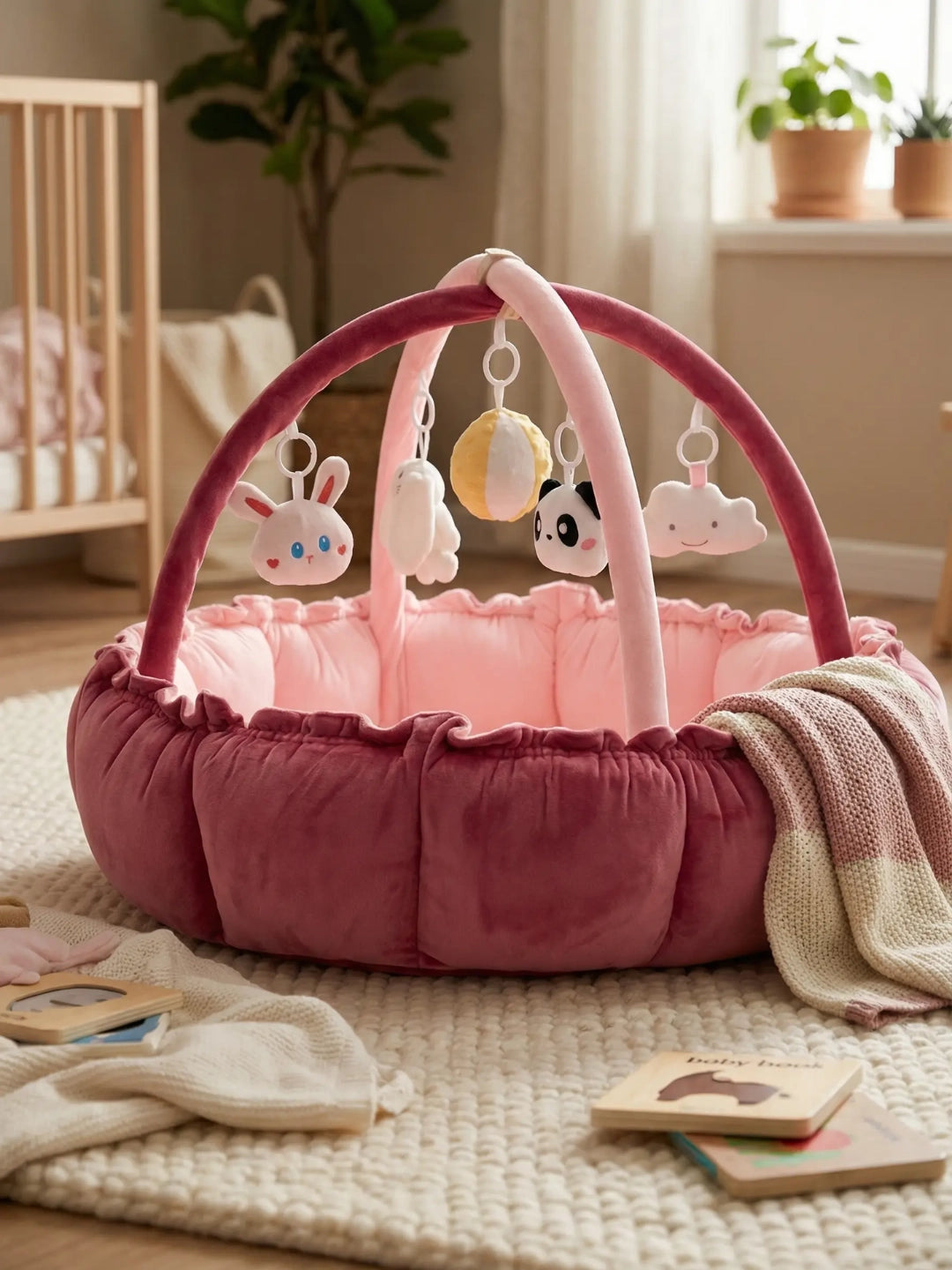 Arche d'éveil avec tapis 2 en 1