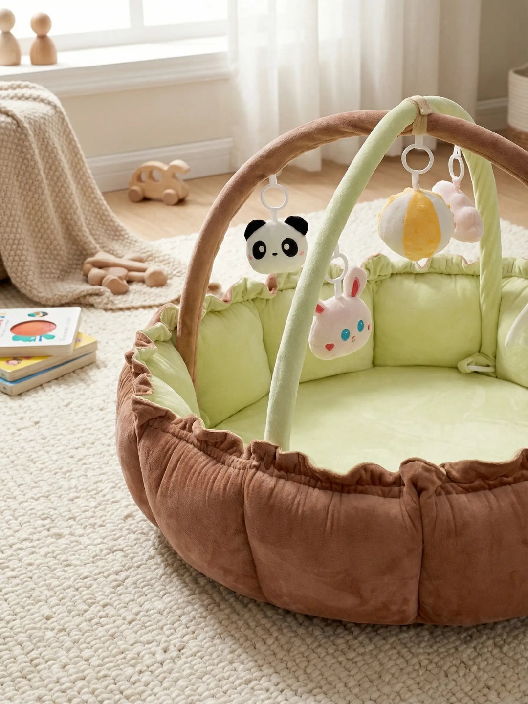 Arche d'éveil avec tapis 2 en 1