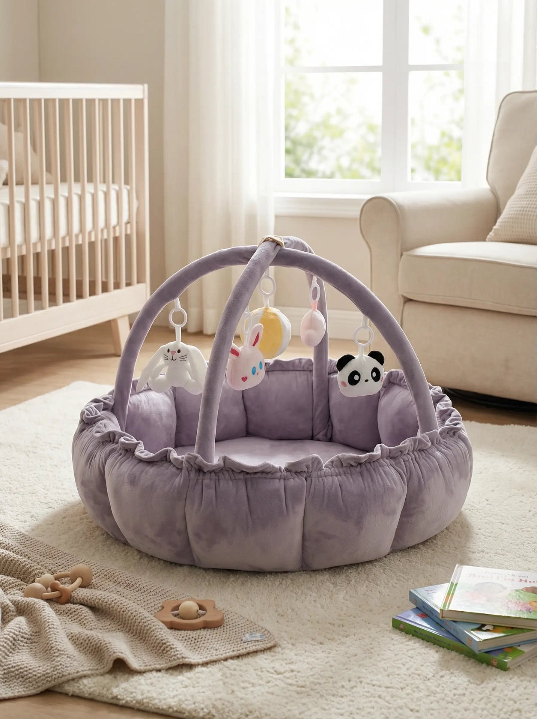 Arche d'éveil avec tapis 2 en 1