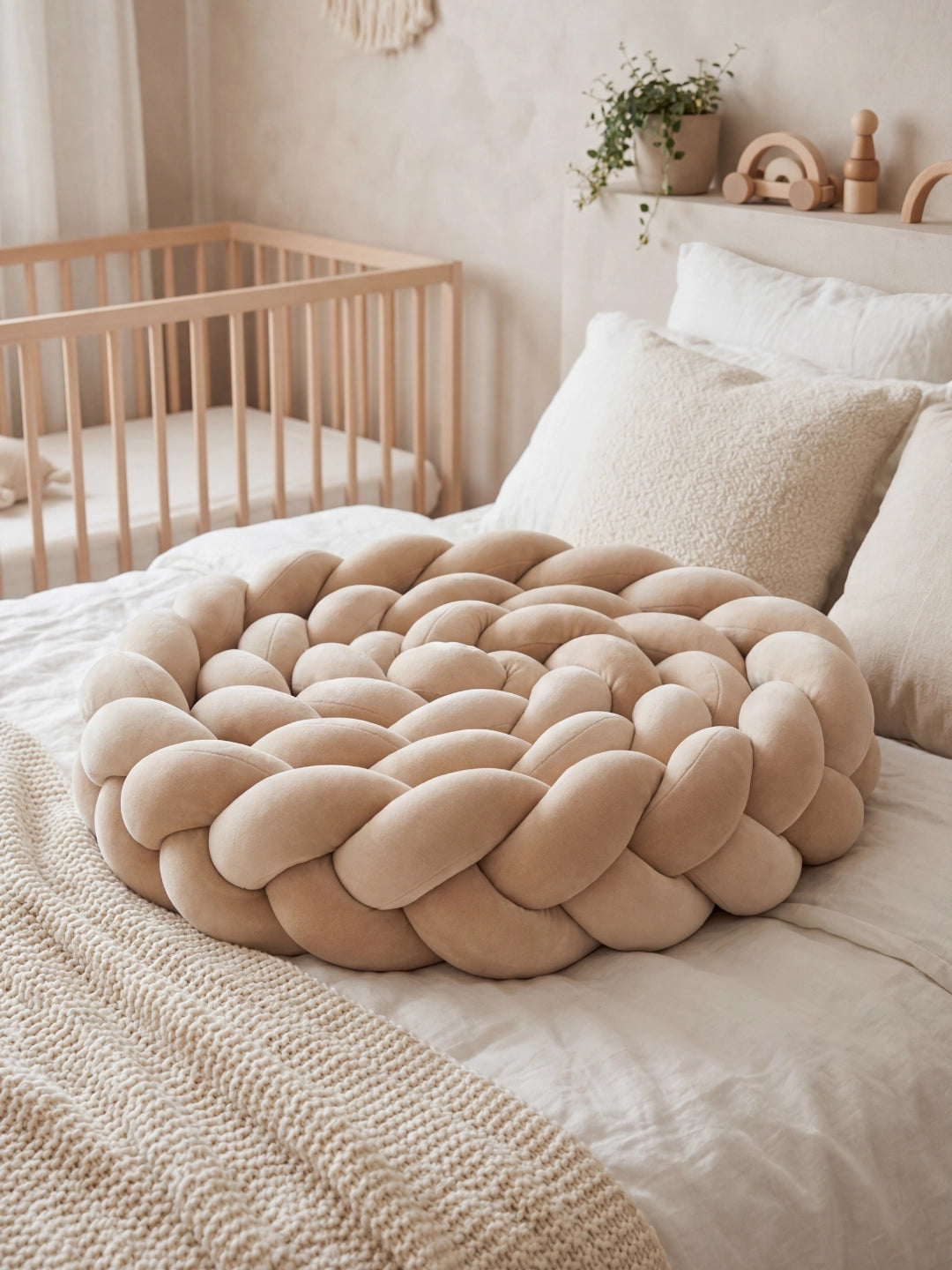 Tresse de lit 3 brins - couleur unie