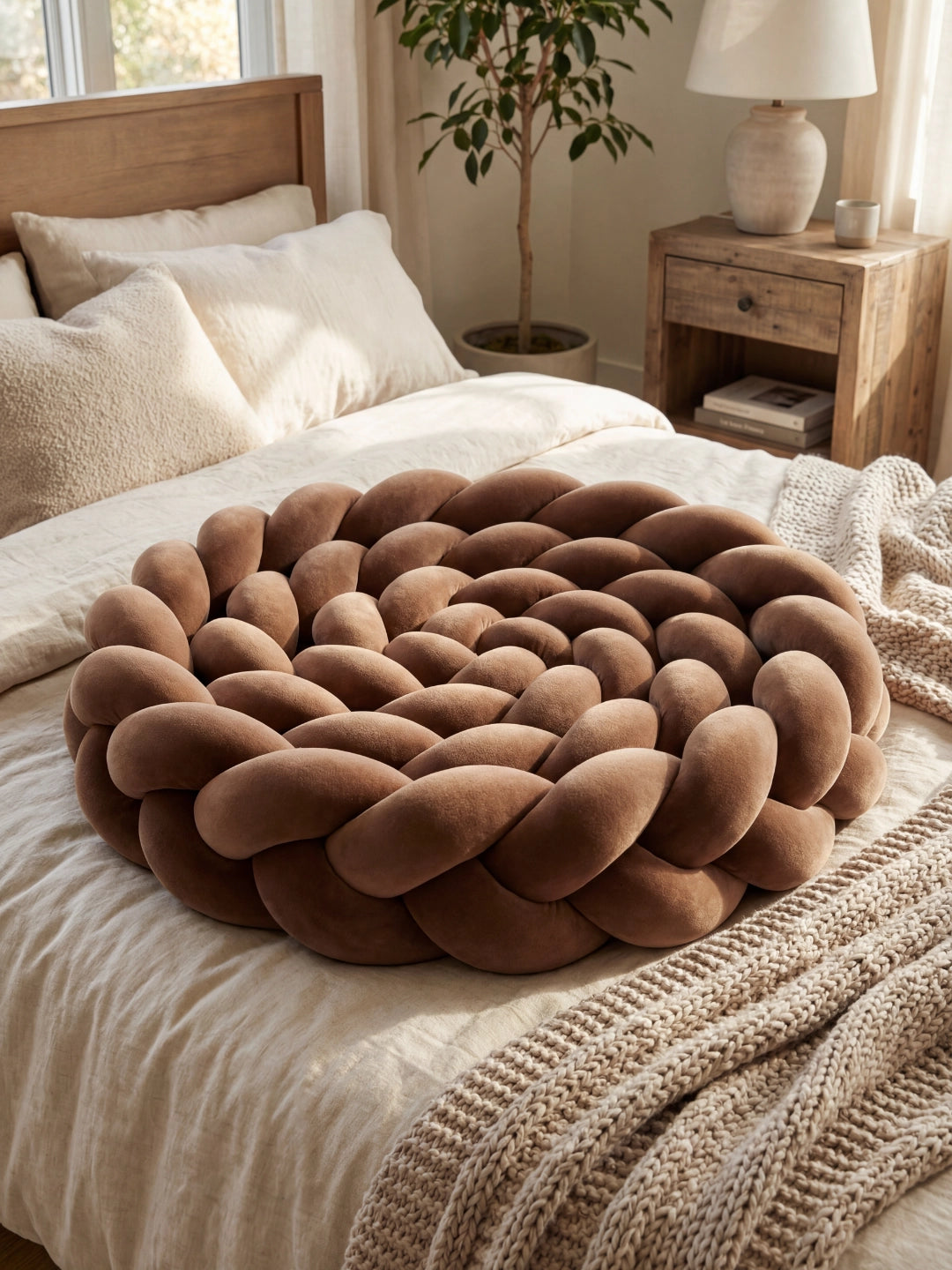 Tresse de lit 3 brins - couleur unie