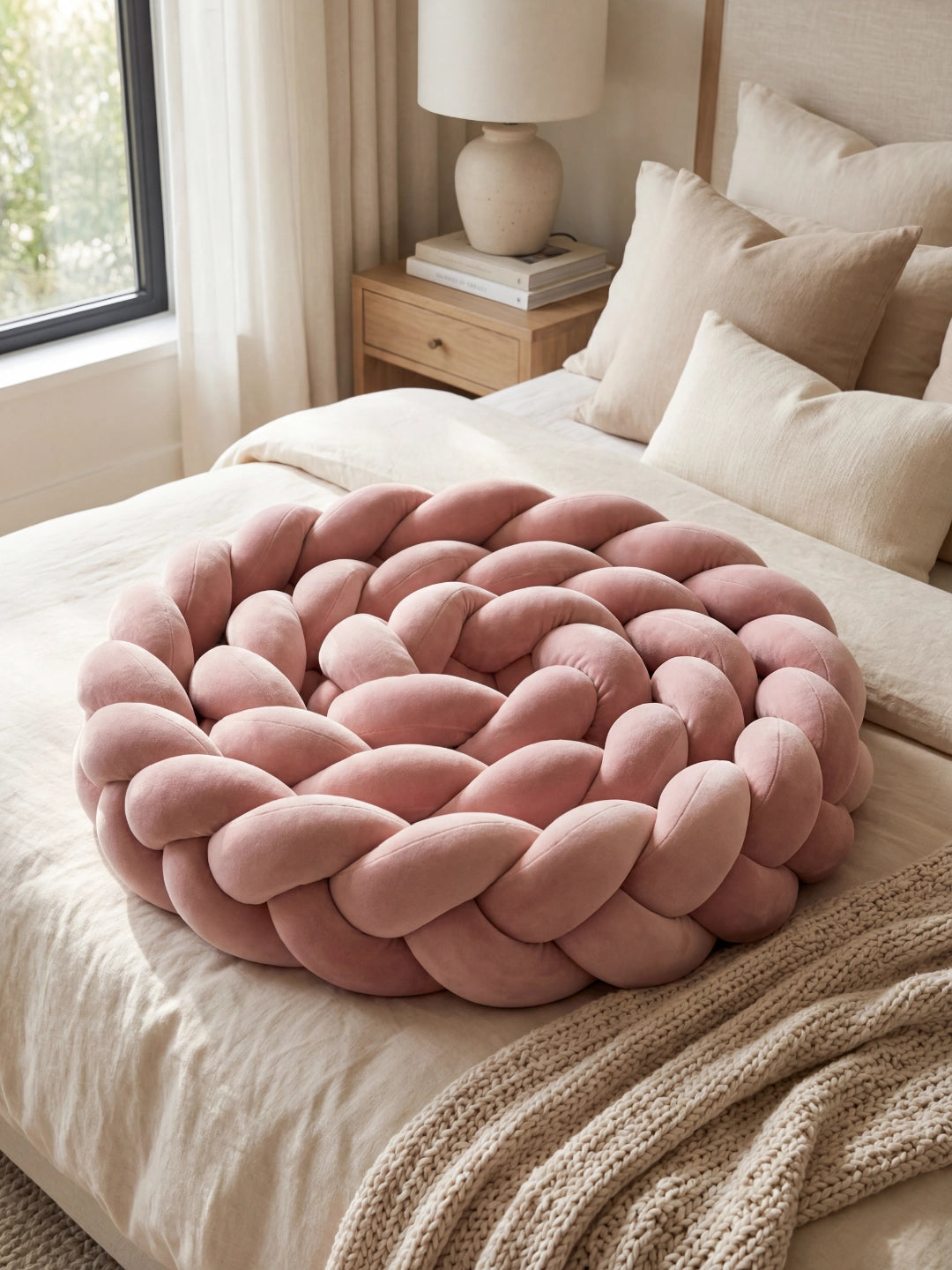 Tresse de lit 3 brins - couleur unie