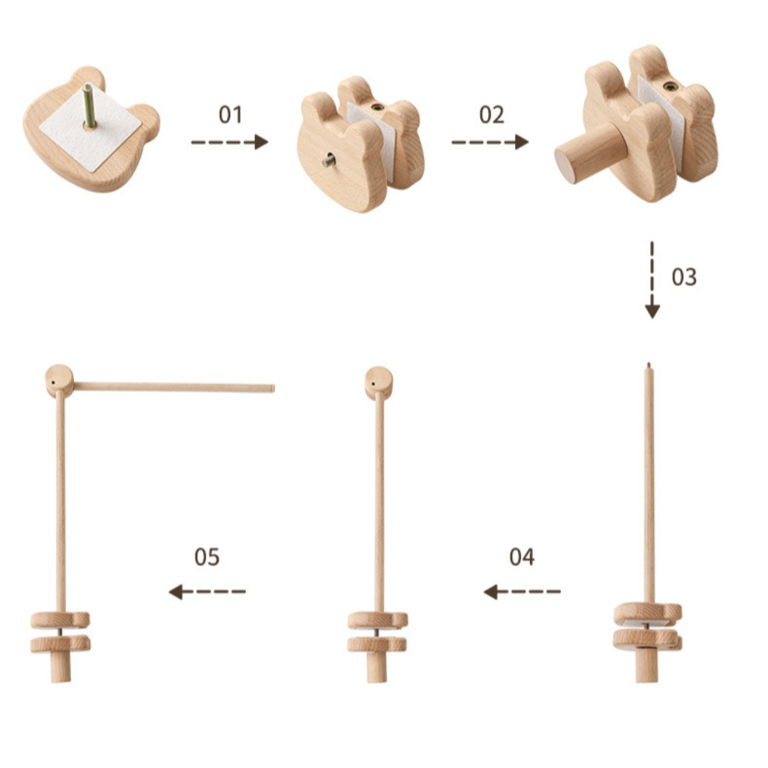 Support en Bois pour Mobile