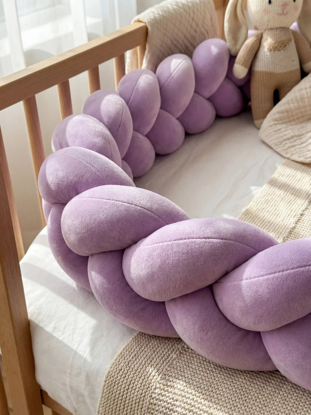 Tresse de lit 3 brins - couleur unie