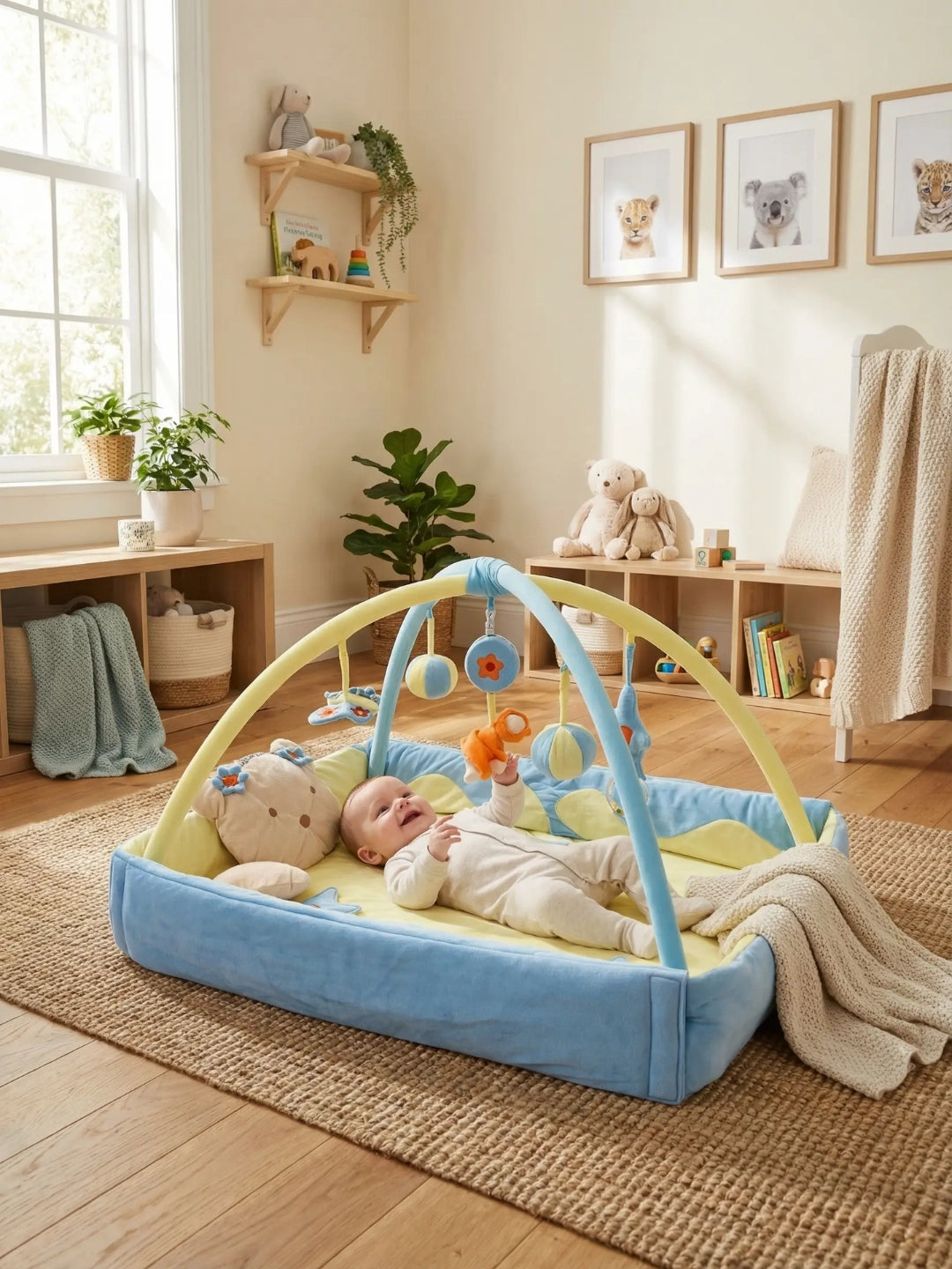 Arche d'Éveil avec Tapis Rectangulaire