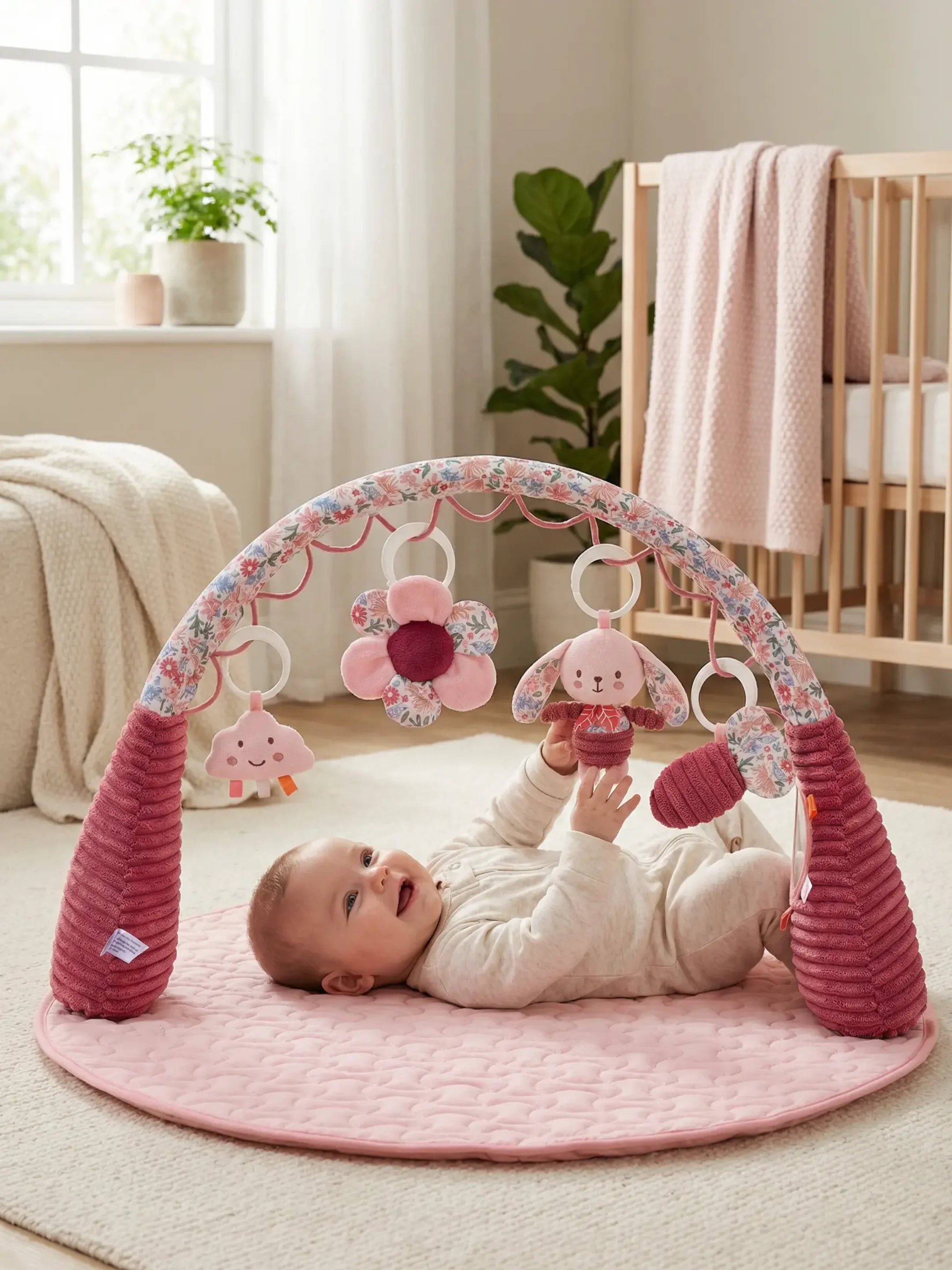 Arche d'éveil avec tapis - Jardin Secret