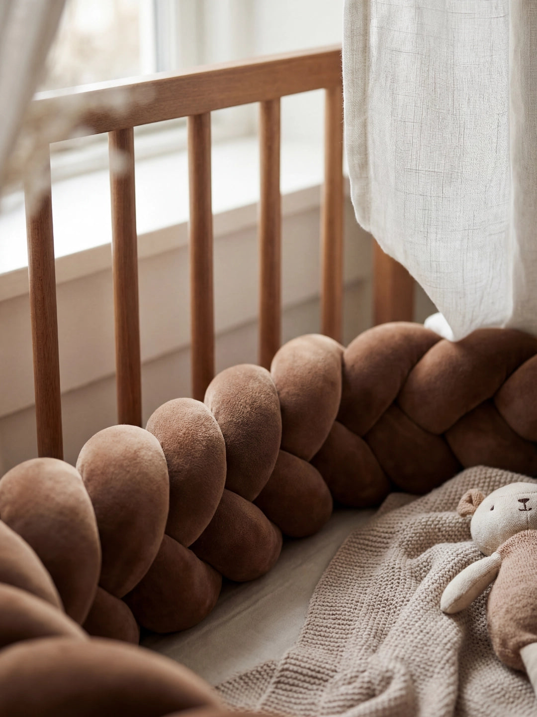 Tresse de lit 3 brins - couleur unie