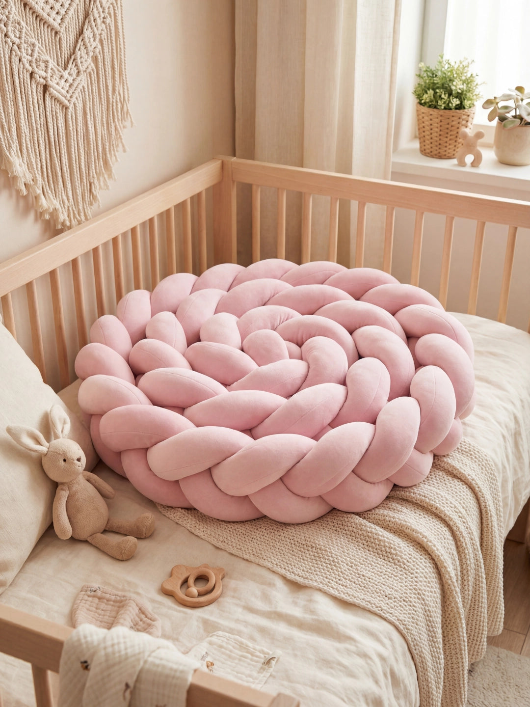 Tresse de lit 3 brins - couleur unie