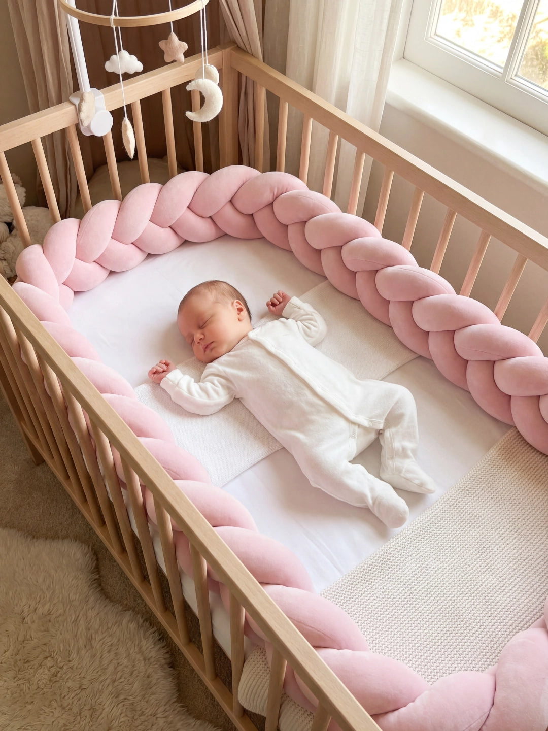 Tresse de lit 3 brins - couleur unie