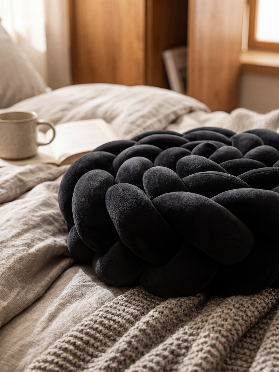 Tresse de lit 3 brins - couleur unie