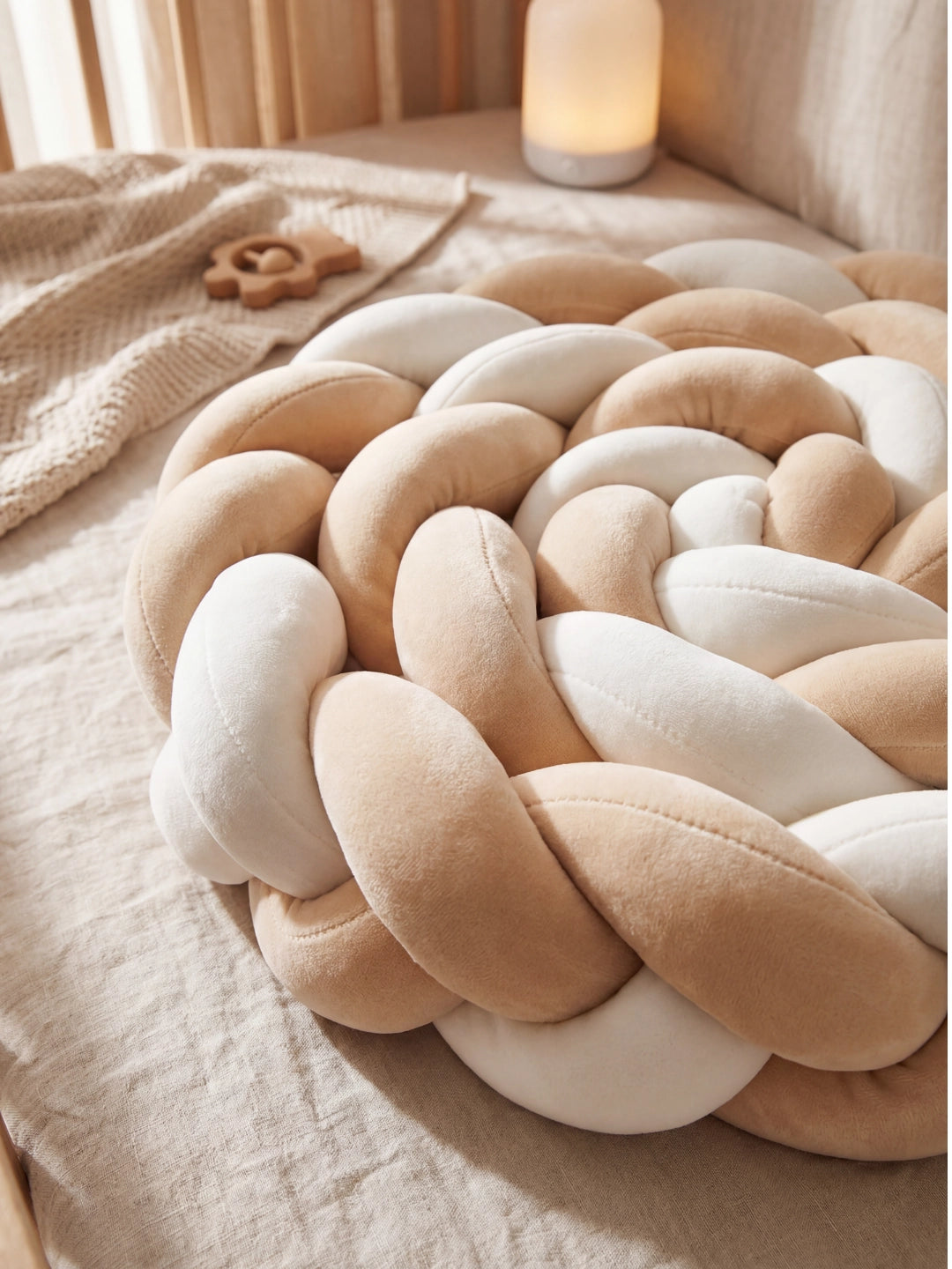 Tresse de lit 3 brins - bicolore