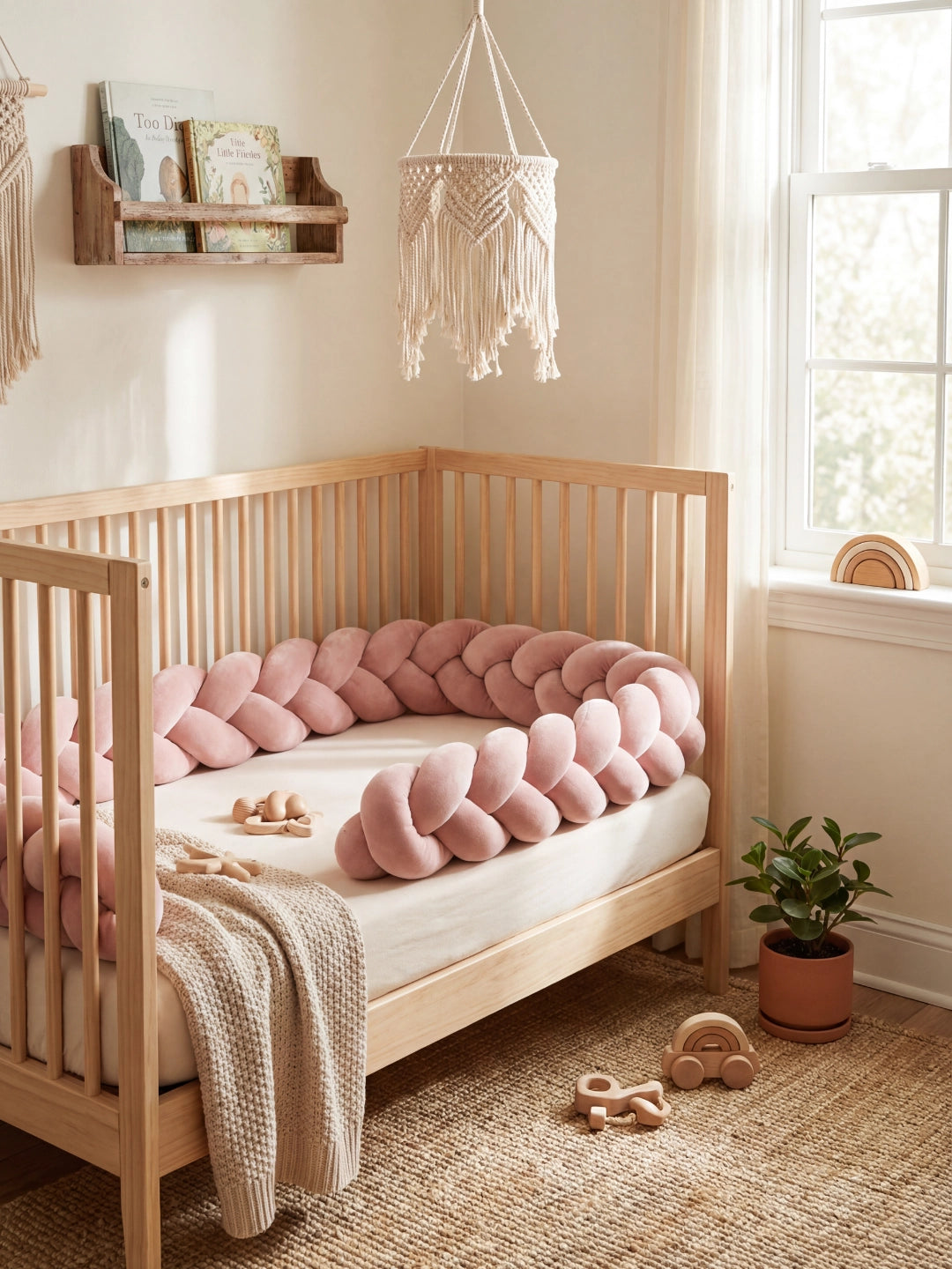 Tresse de lit 3 brins - couleur unie