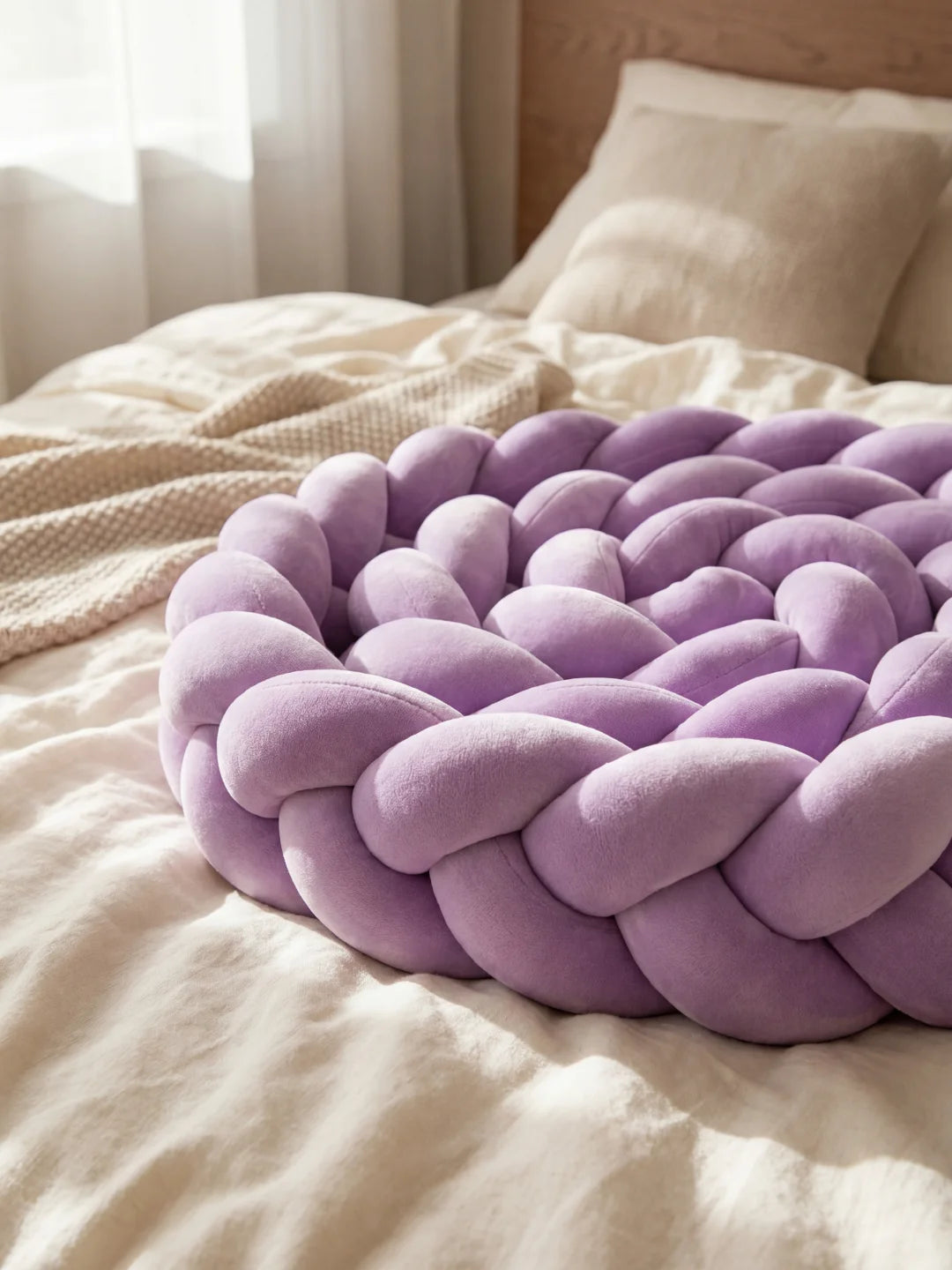 Tresse de lit 3 brins - couleur unie